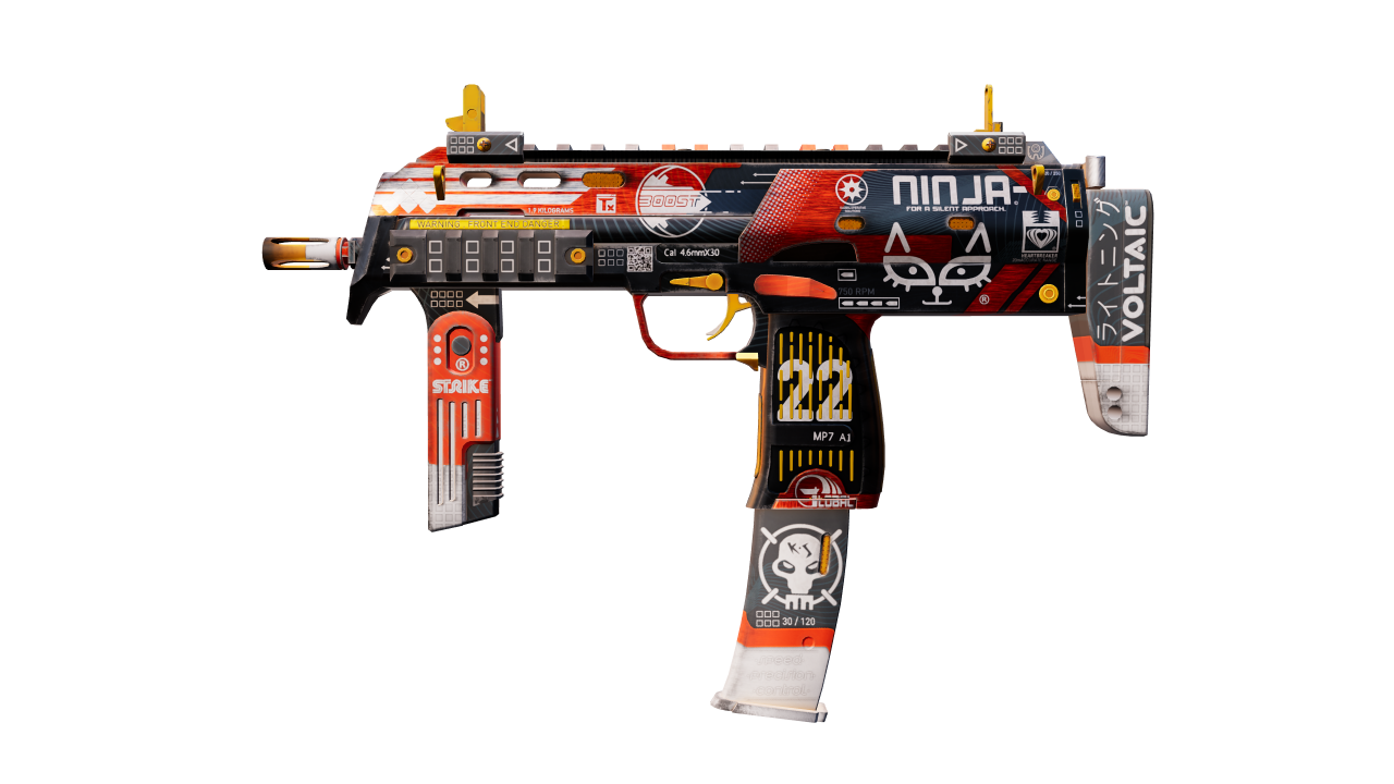Front view of MP7 | Bloodsport