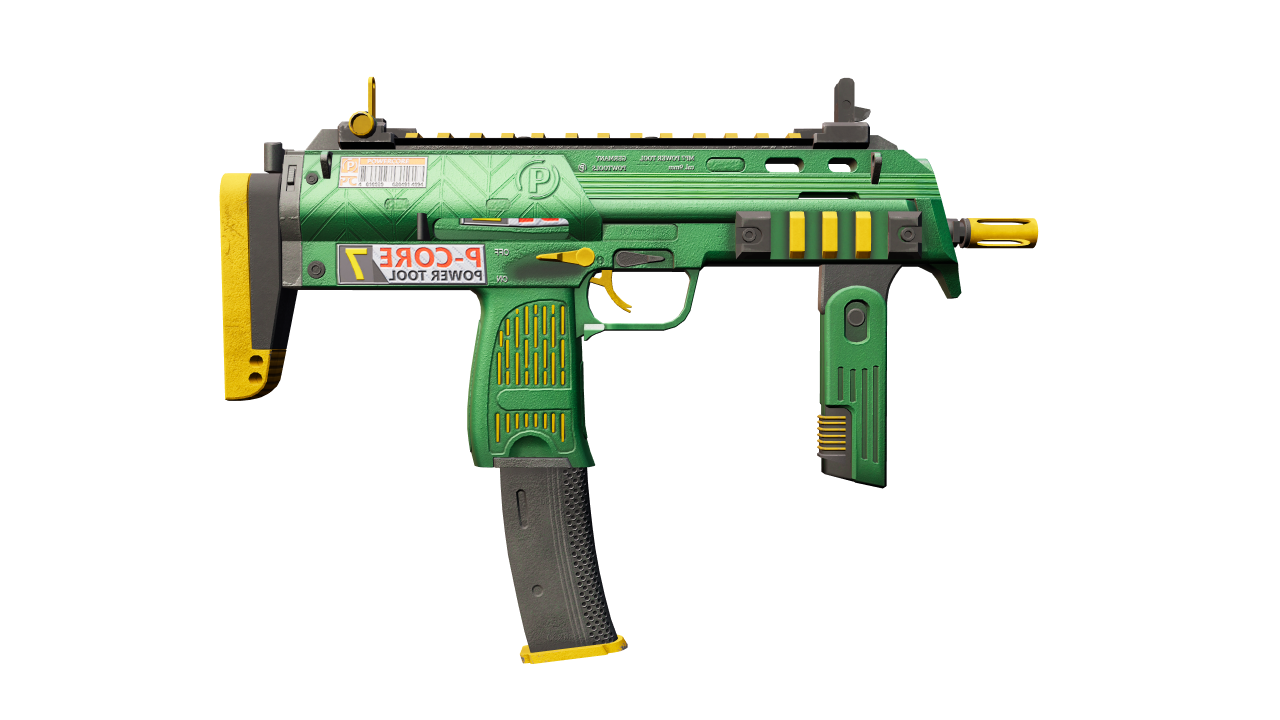 Back view of MP7 | Powercore