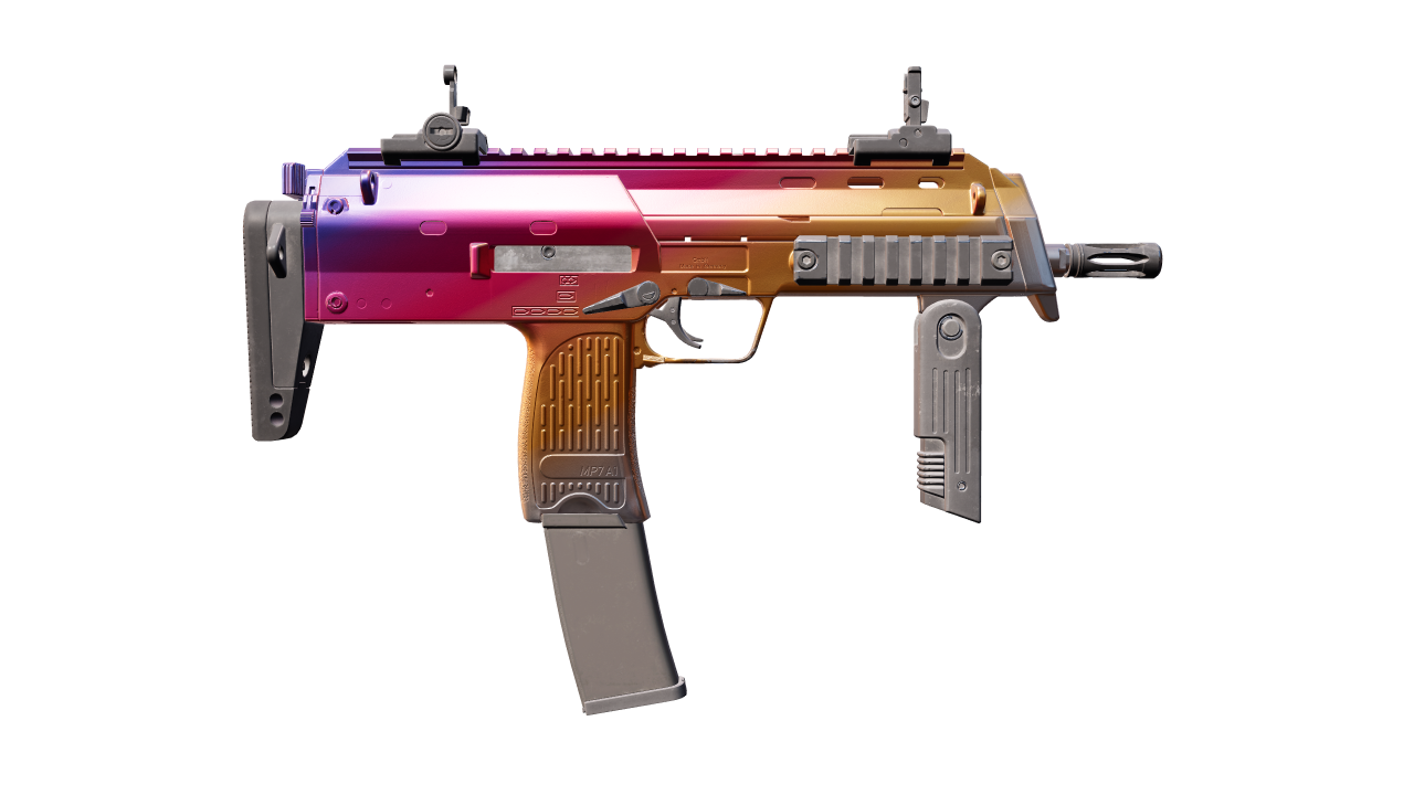 Back view of MP7 | Fade