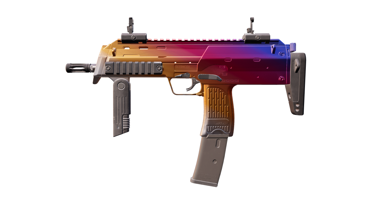 Front view of MP7 | Fade