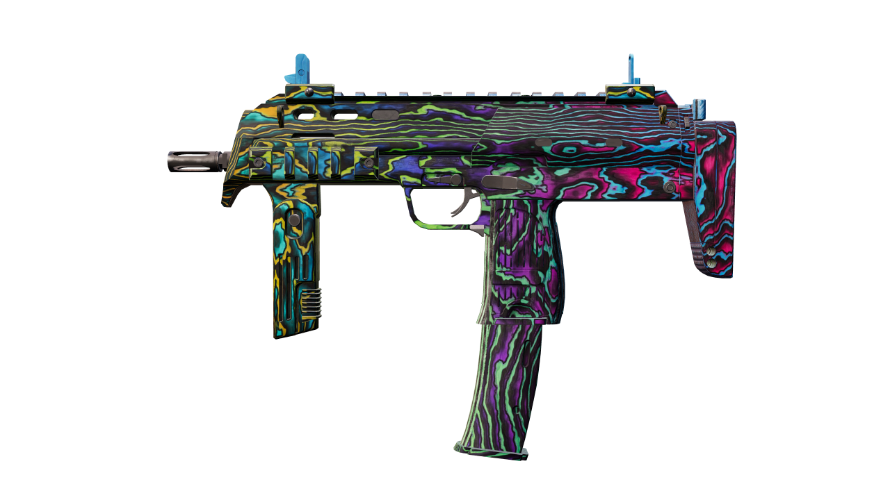 Front view of MP7 | Neon Ply