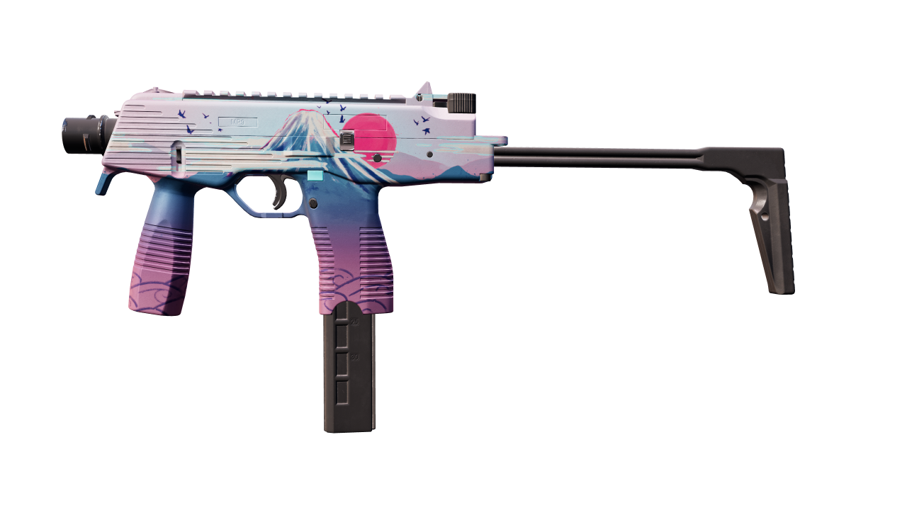 Front view of MP9 | Mount Fuji