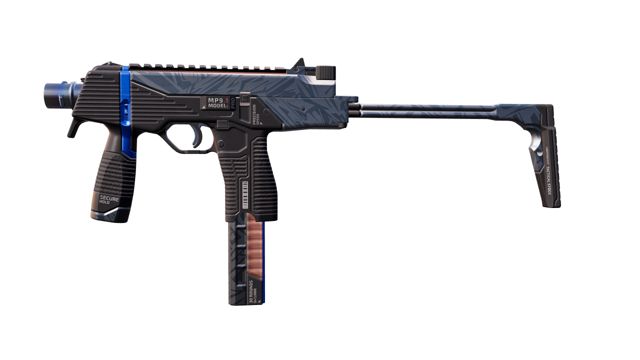 Front view of MP9 | Nexus
