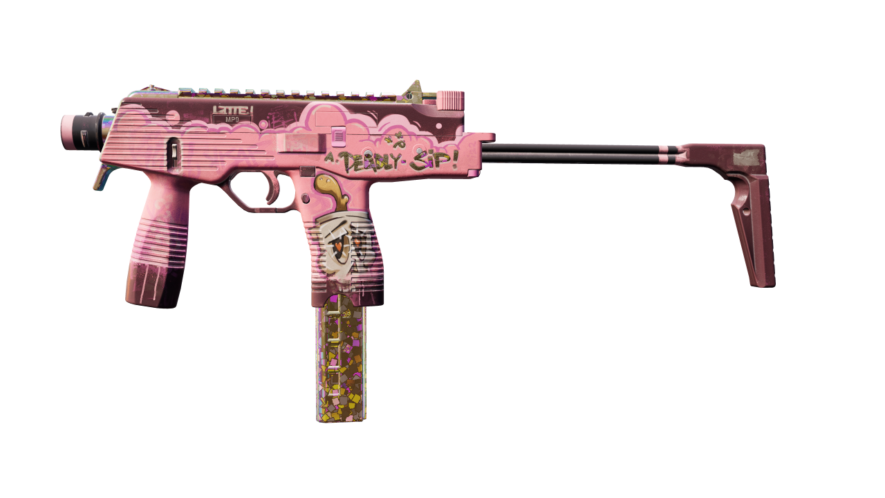 Front view of MP9 | Latte Rush