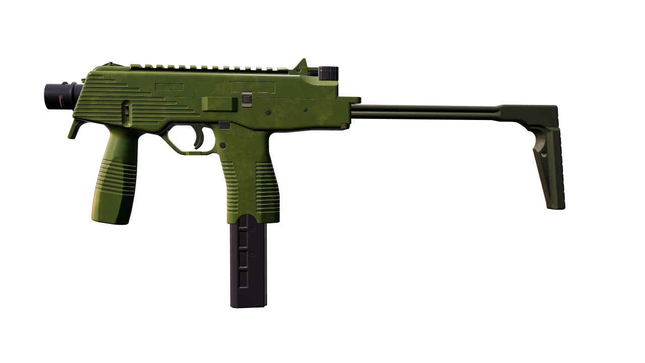Front view of MP9 | Pine