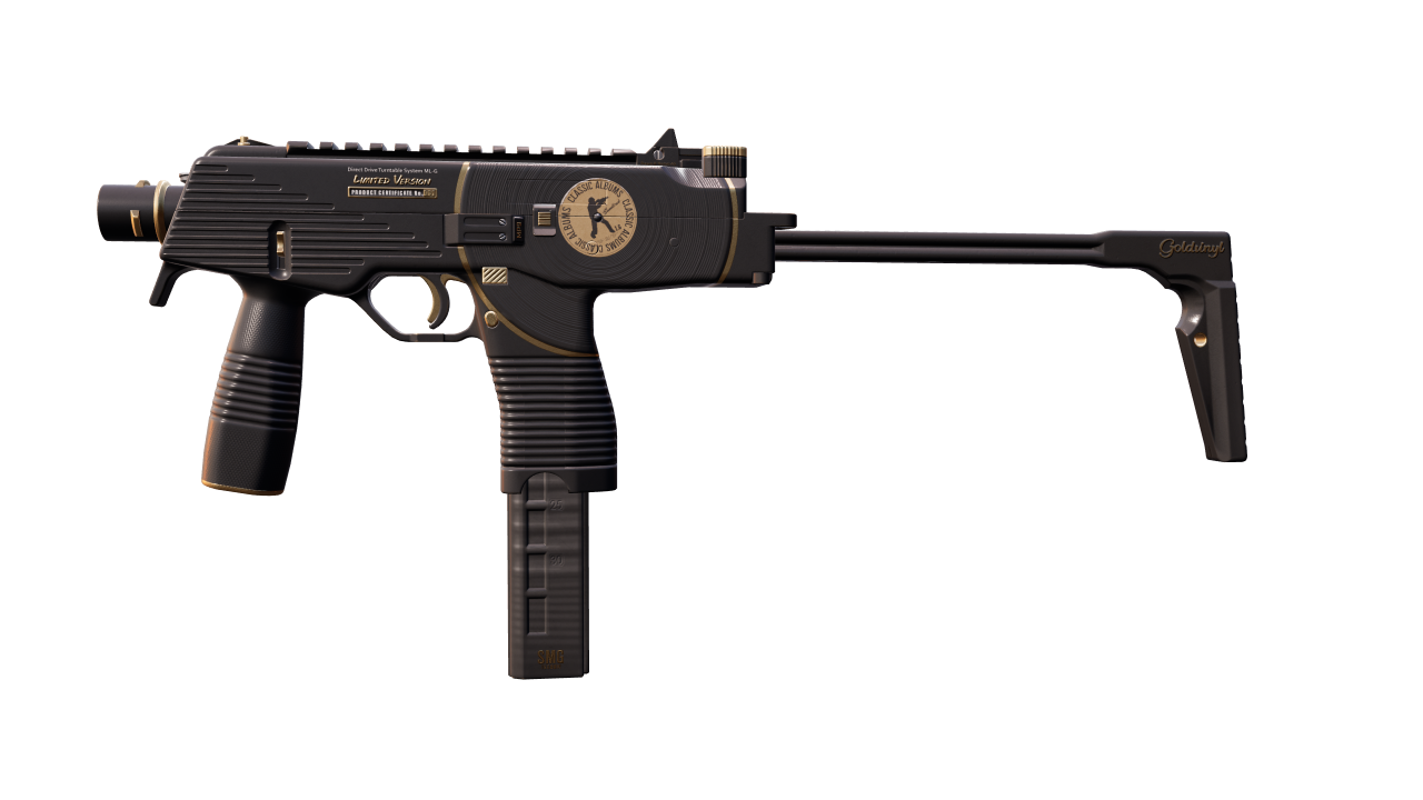 Front view of MP9 | Broken Record