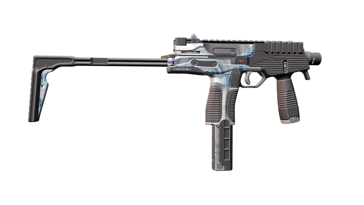 Back view of MP9 | Spy Prototype