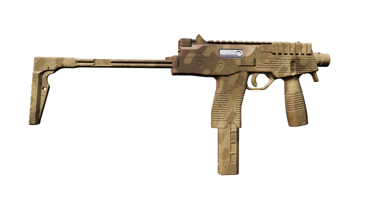 Back view of MP9 | Sand Dashed