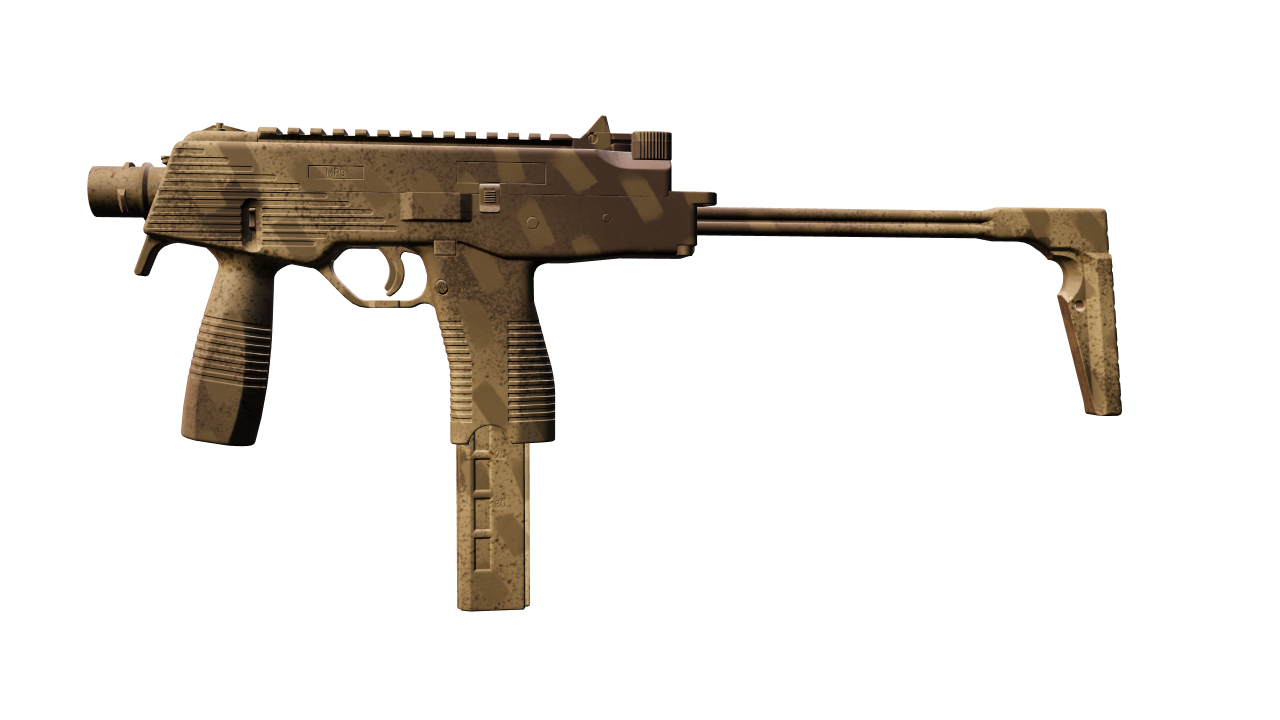 Front view of MP9 | Sand Dashed