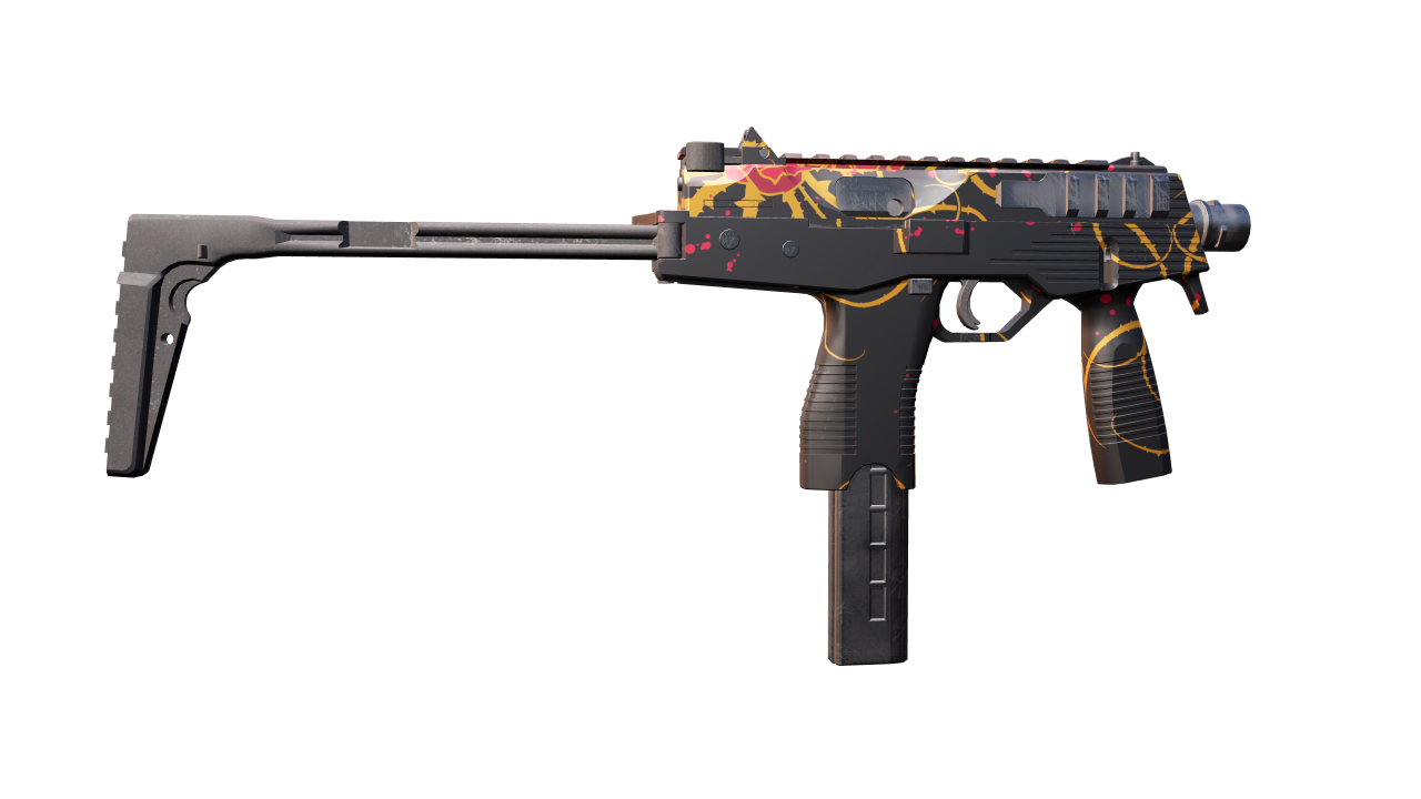 Back view of MP9 | Rose Iron