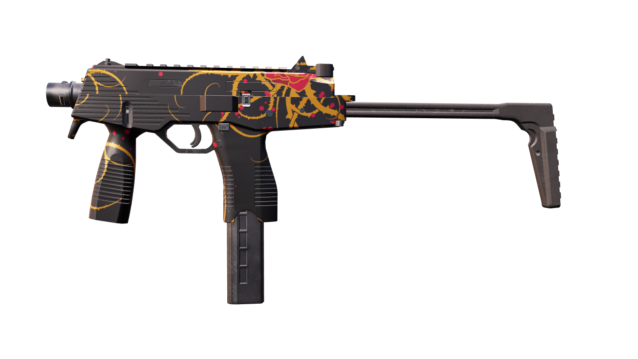 Front view of MP9 | Rose Iron