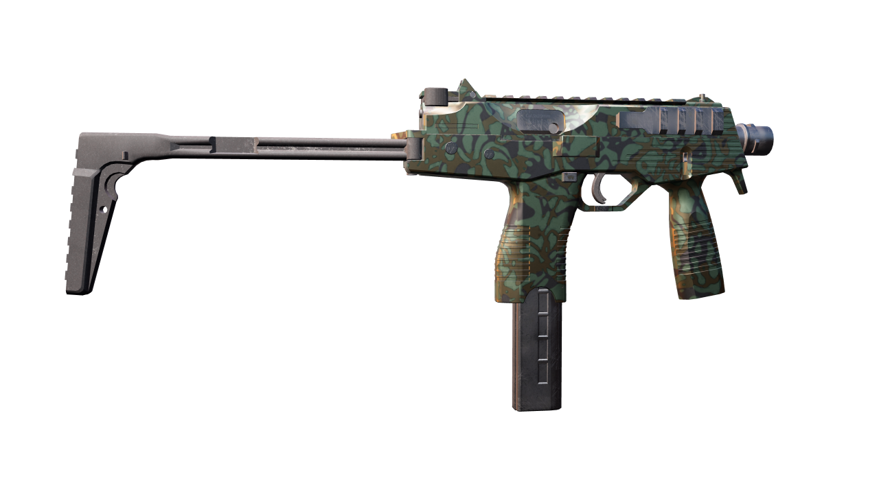 Back view of MP9 | Army Sheen