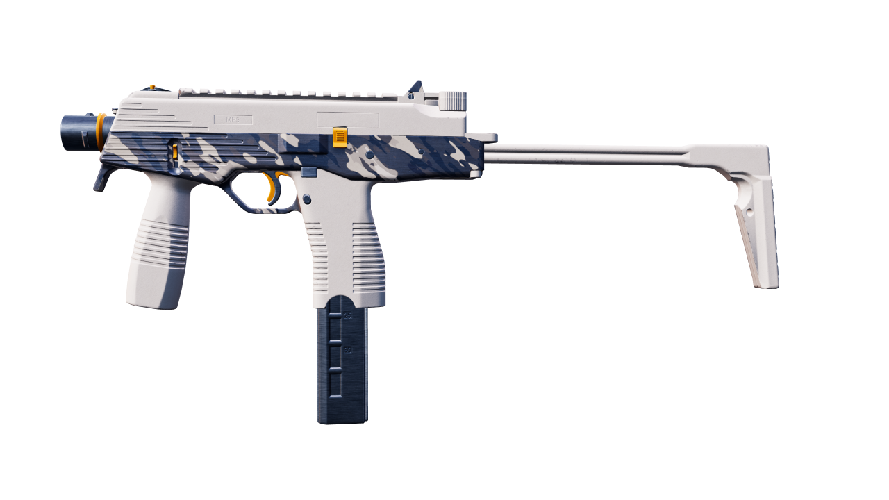 Front view of MP9 | Arctic Tri-Tone