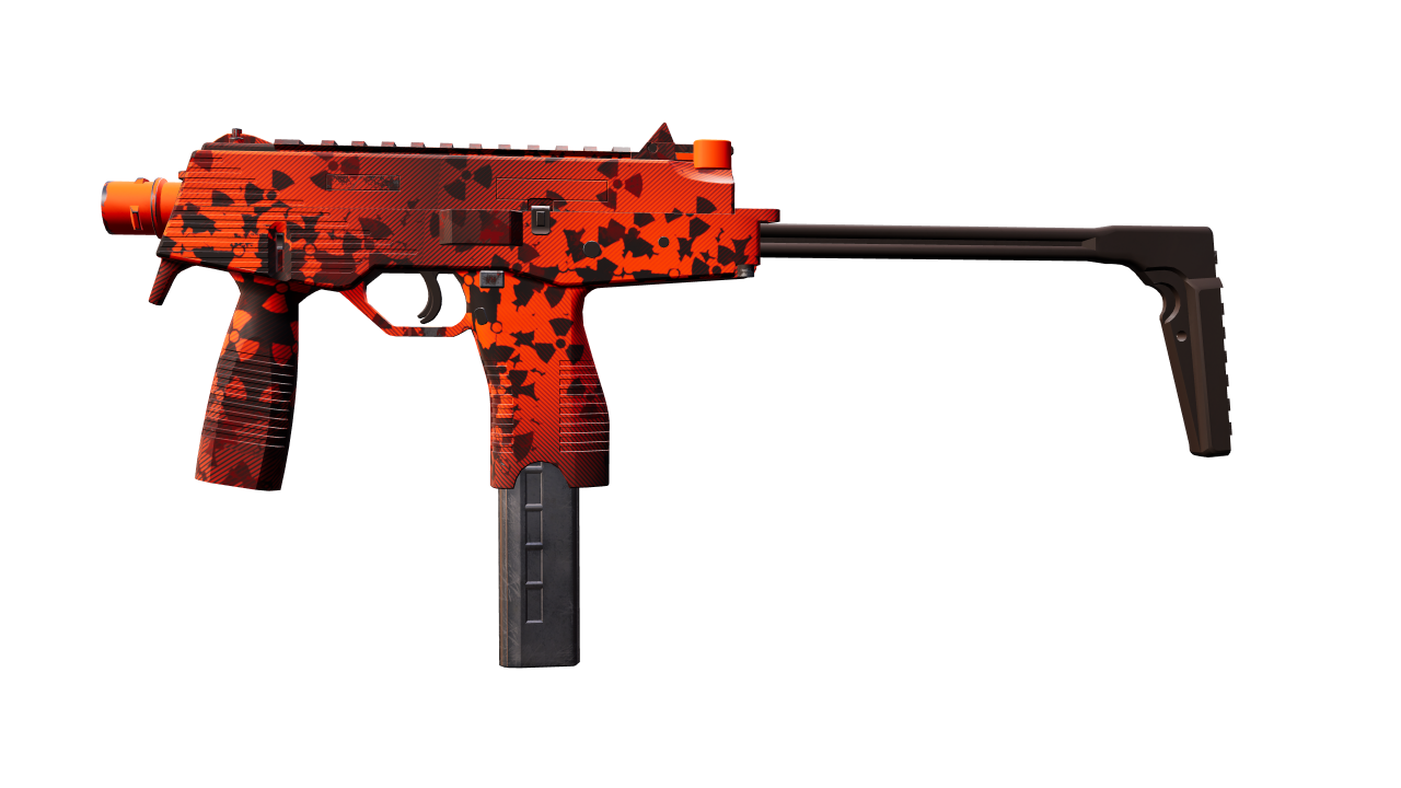 Front view of MP9 | Setting Sun