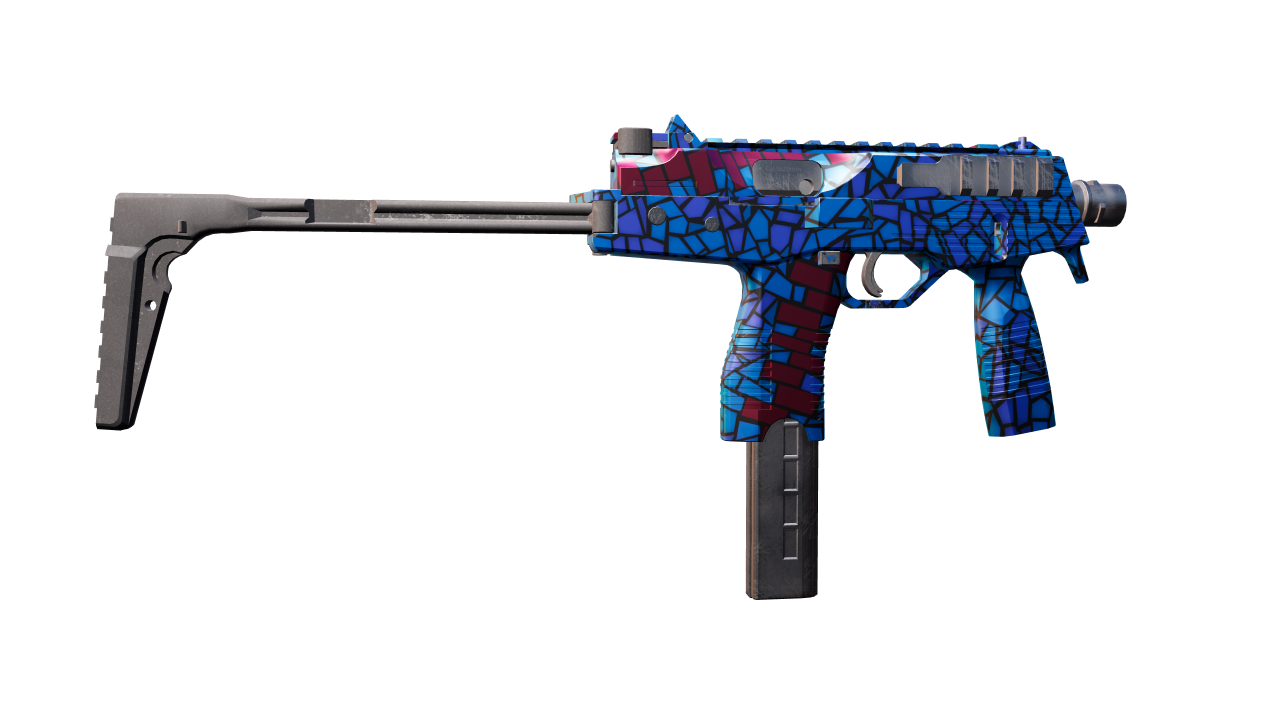 Back view of MP9 | Stained Glass