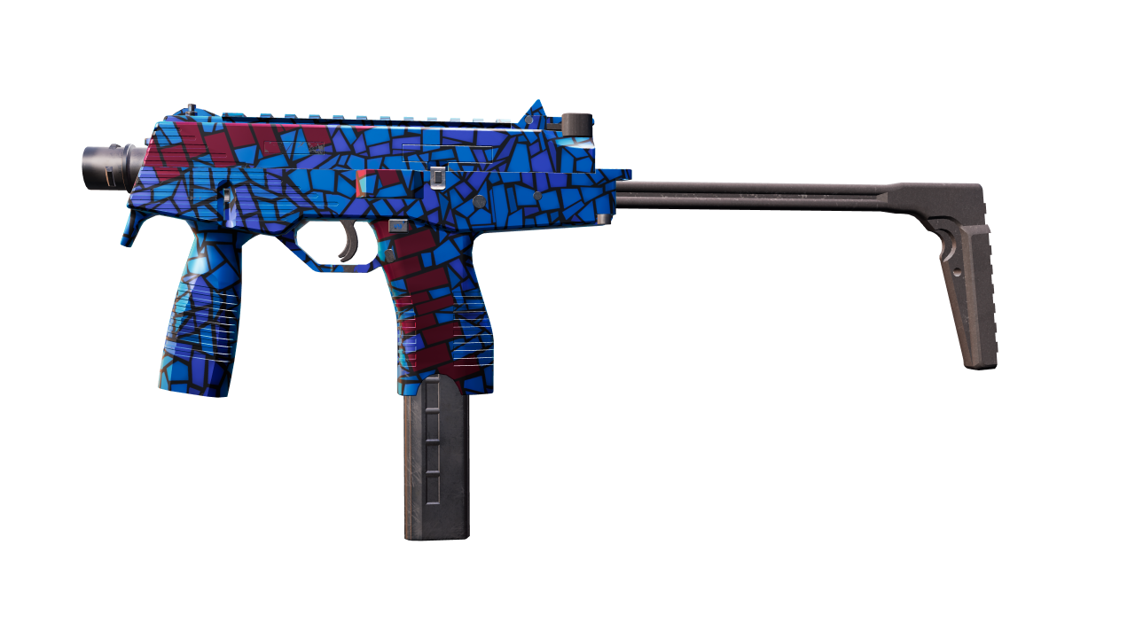 Front view of MP9 | Stained Glass