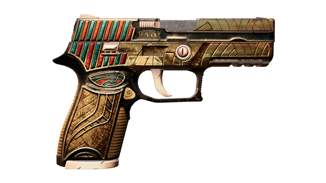 Back view of P250 | Apep's Curse