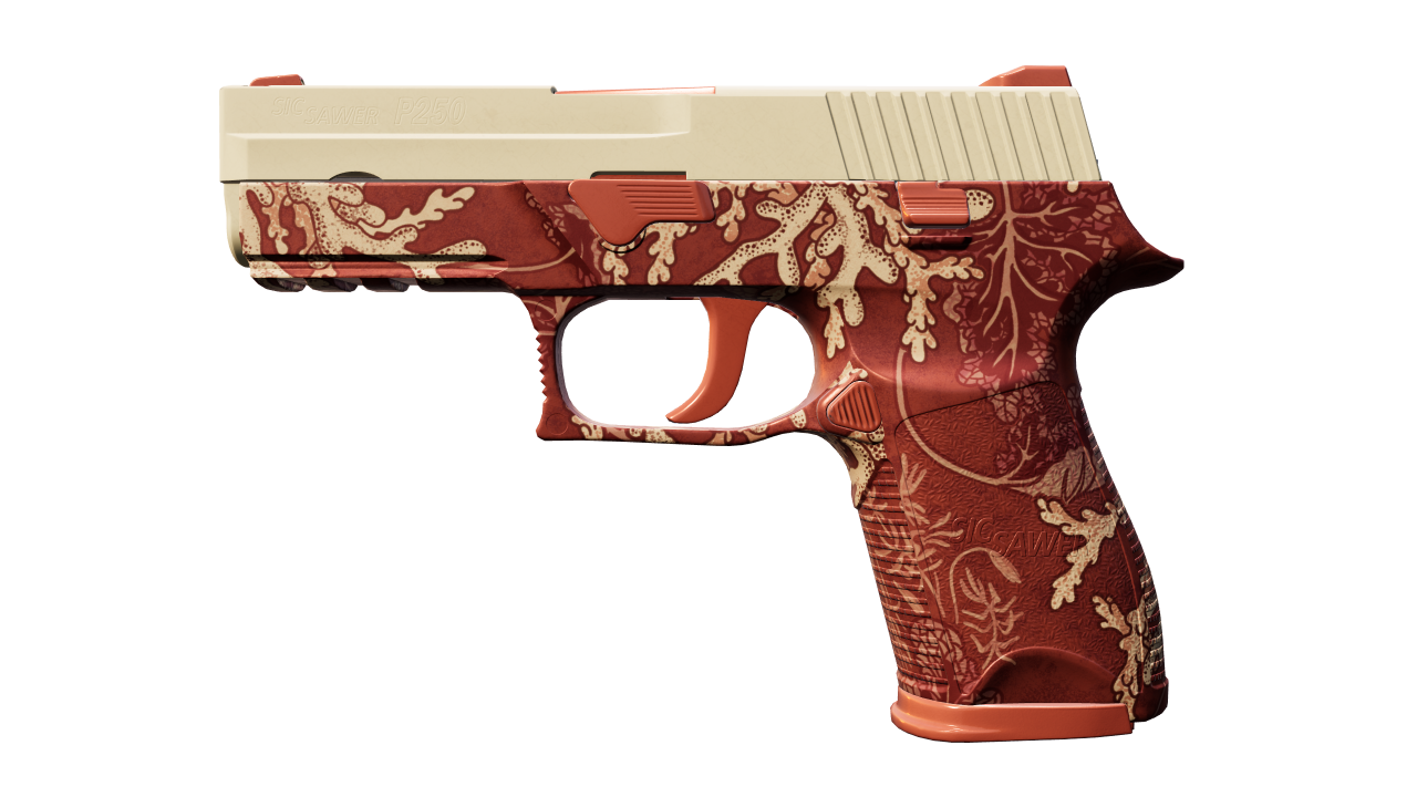 Front view of P250 | Red Tide