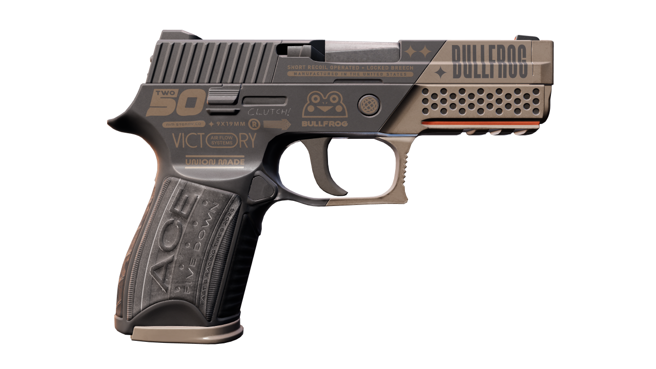 Back view of P250 | Bullfrog