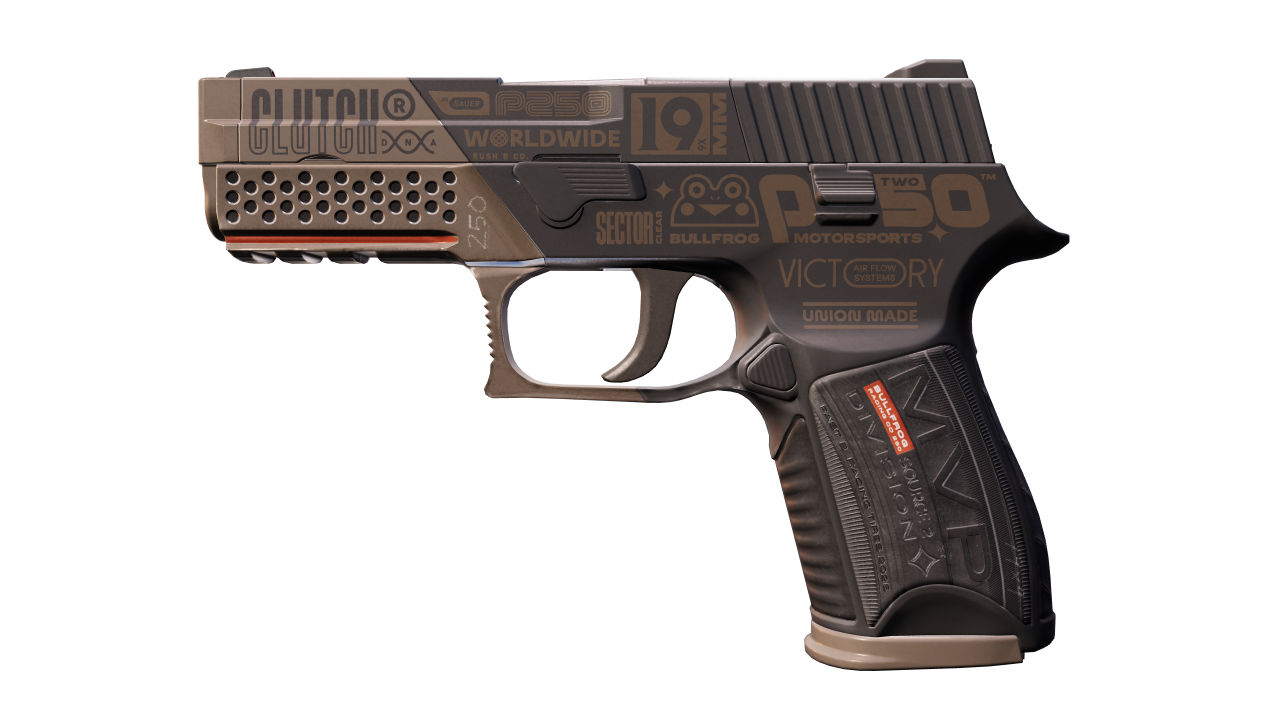 Front view of P250 | Bullfrog