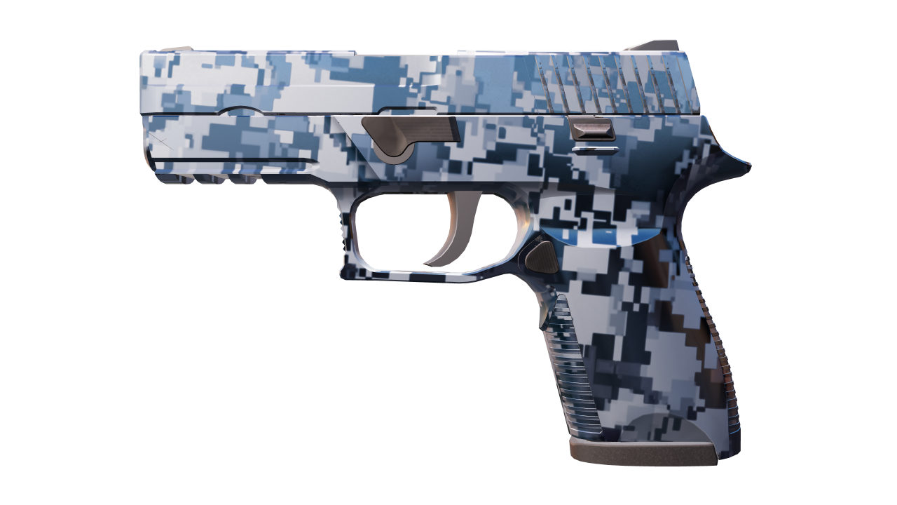Front view of P250 | Steel Disruption