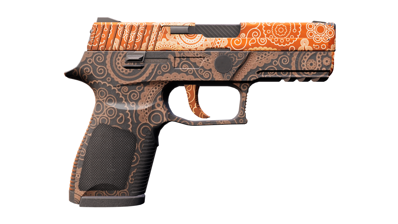 Back view of P250 | Mehndi