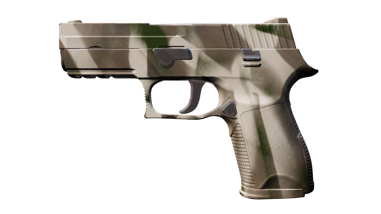 Front view of P250 | Bone Mask