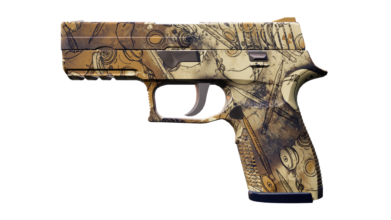 Front view of P250 | Contamination