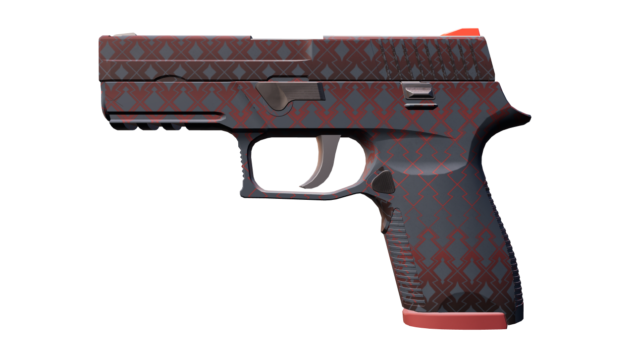 Front view of P250 | Crimson Kimono