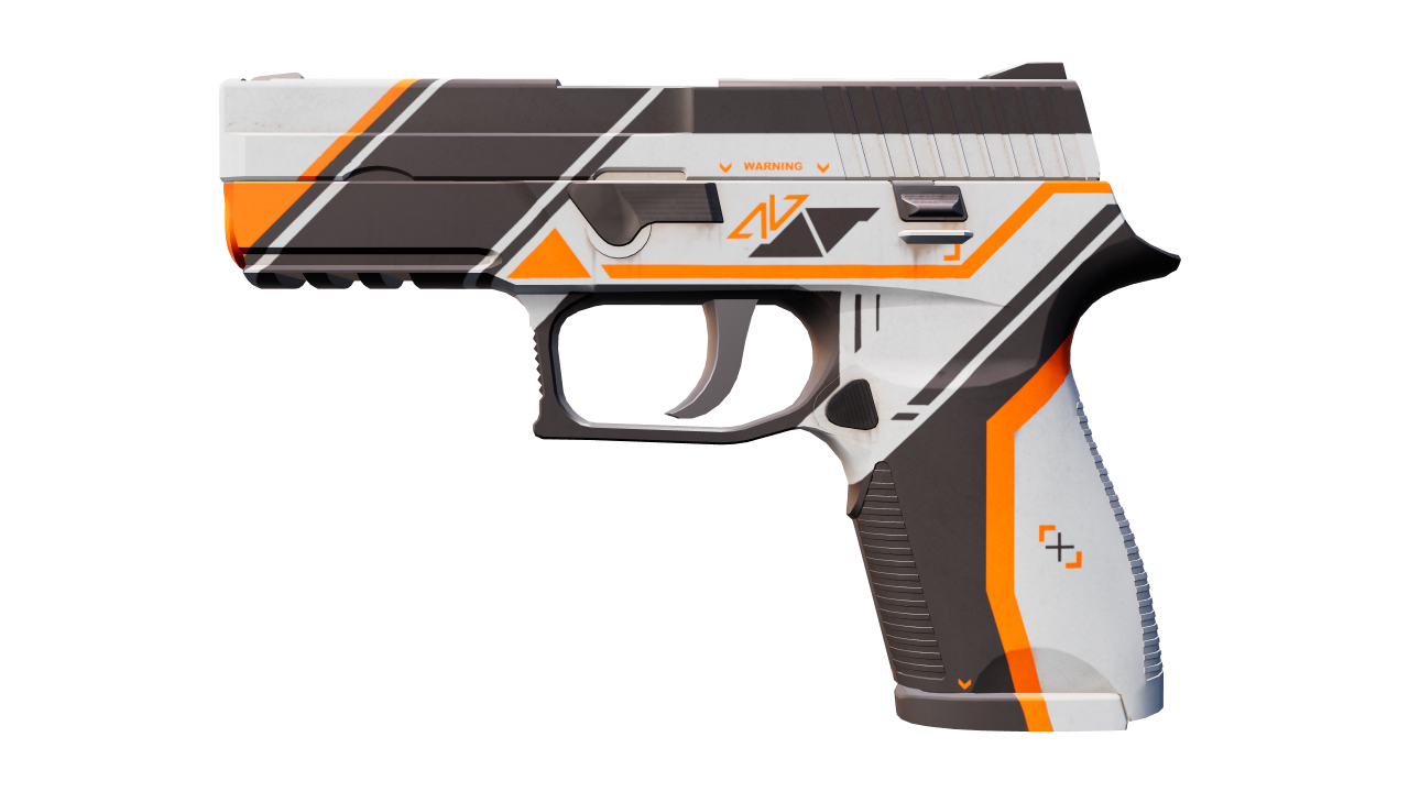 Front view of P250 | Asiimov