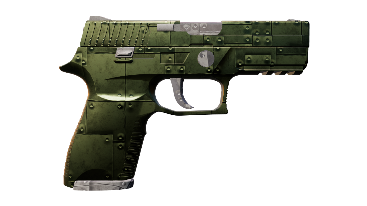 Back view of P250 | Iron Clad