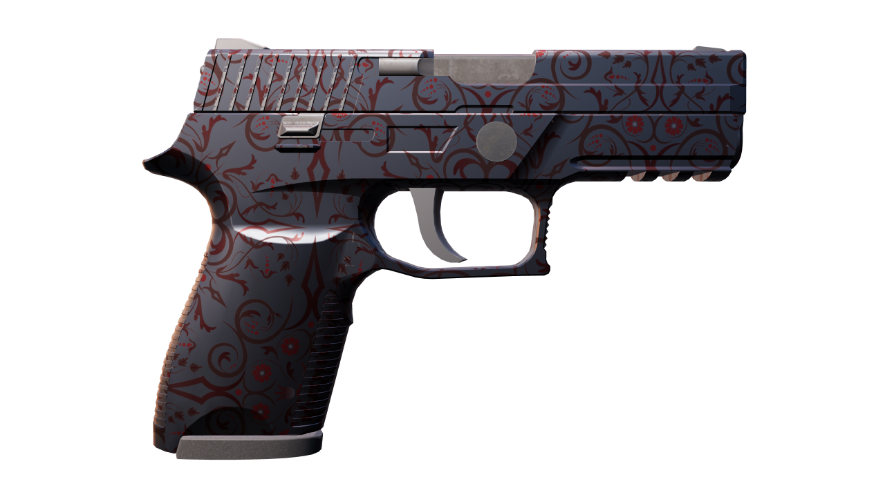 Back view of P250 | Dark Filigree