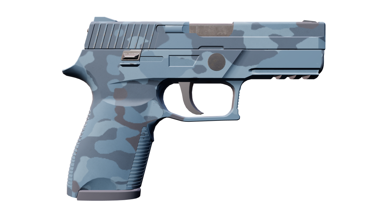 Back view of P250 | Forest Night