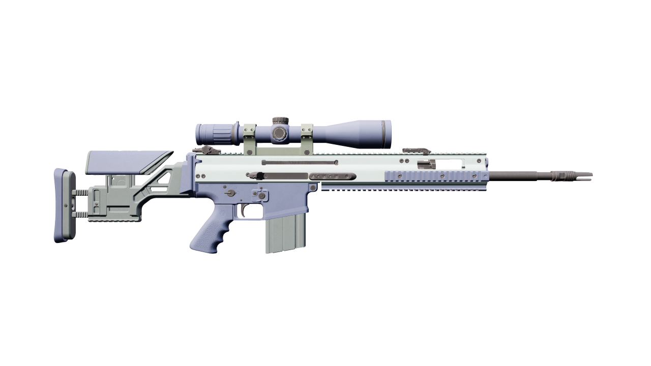 Back view of SCAR-20 | Storm