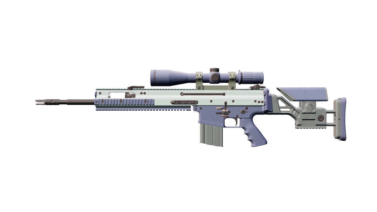 Front view of SCAR-20 | Storm