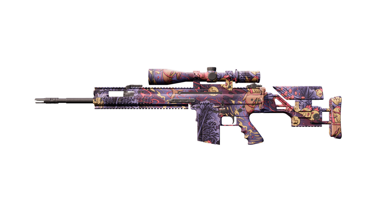 Front view of SCAR-20 | Poultrygeist