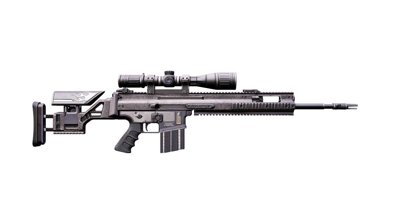 Back view of SCAR-20 | Trail Blazer