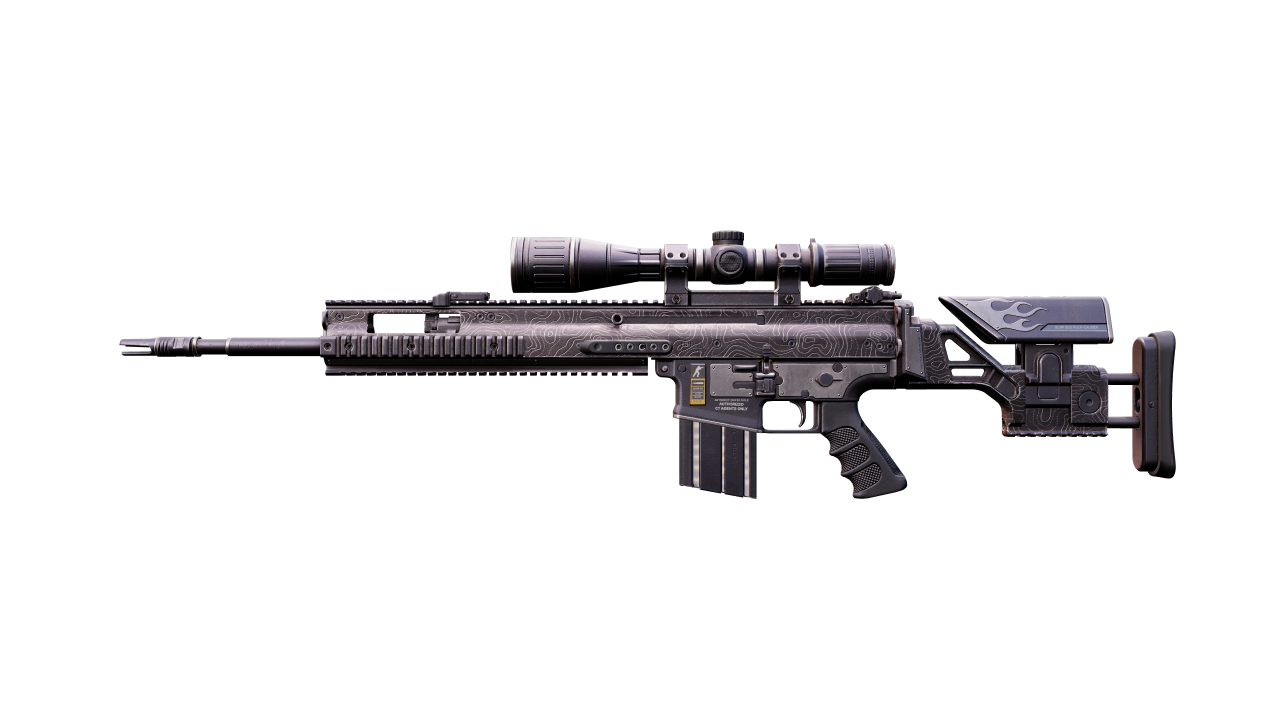 Front view of SCAR-20 | Trail Blazer