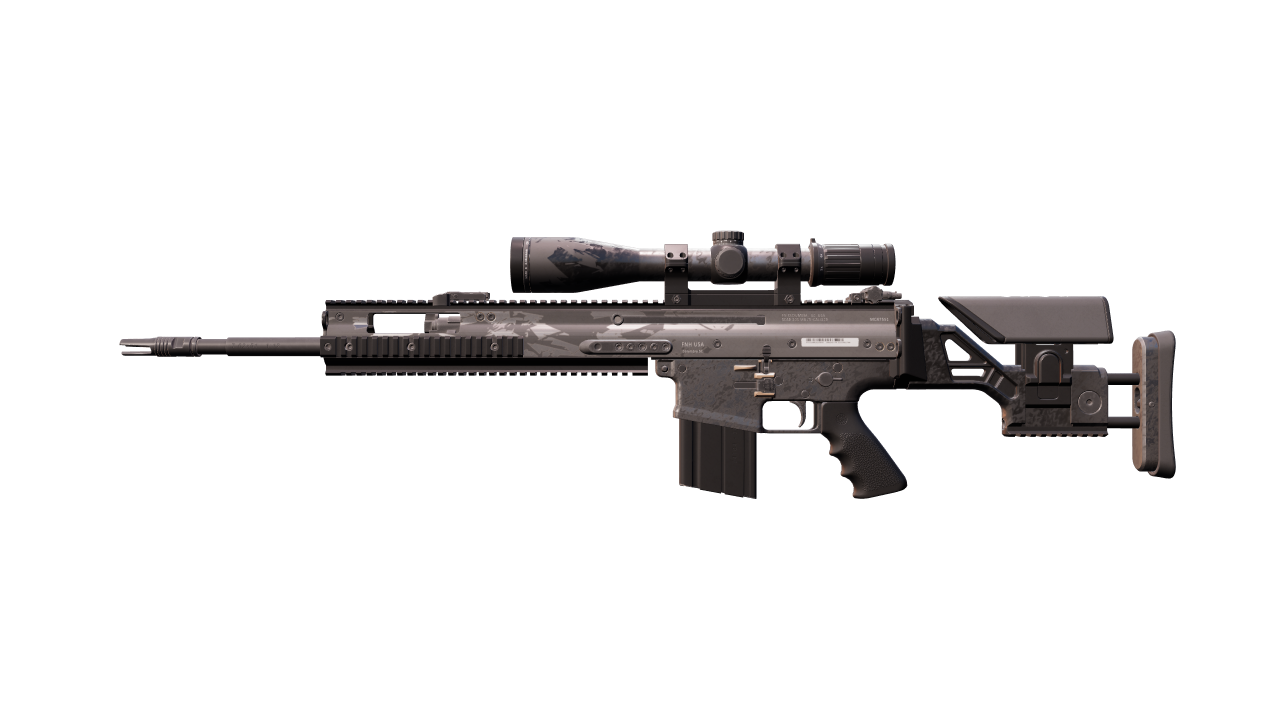 Front view of SCAR-20 | Zinc