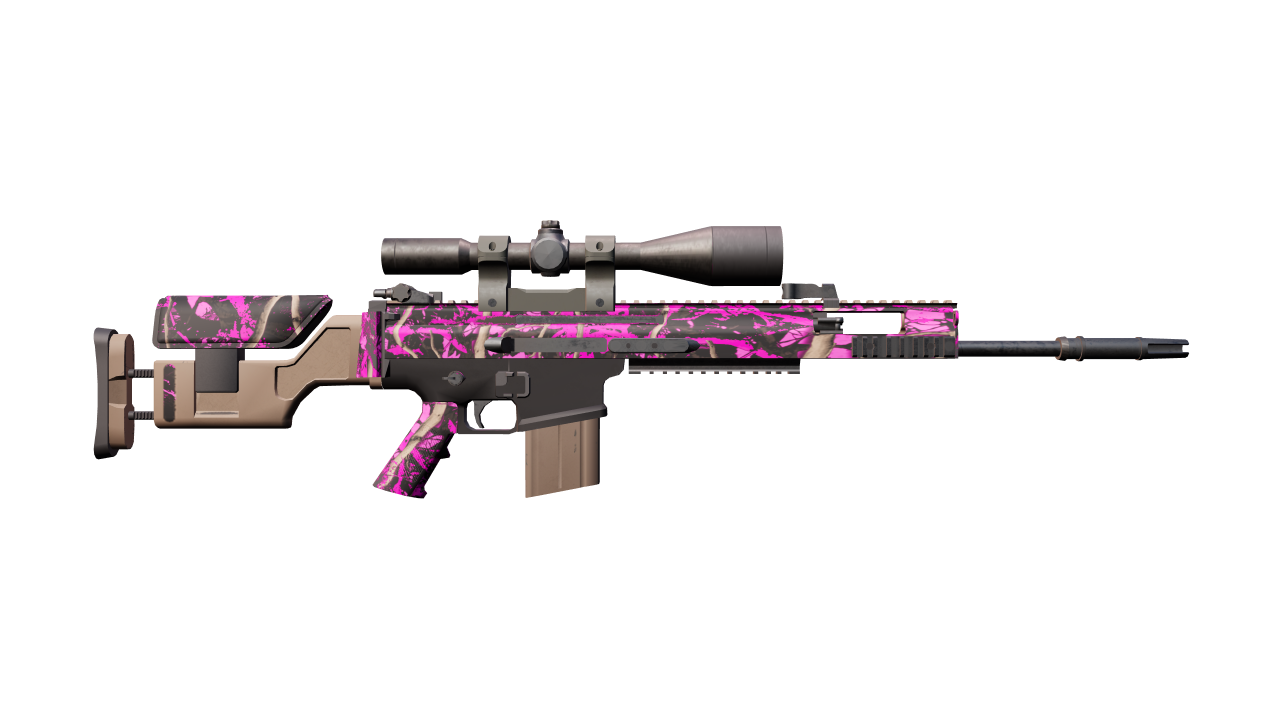 Back view of SCAR-20 | Splash Jam