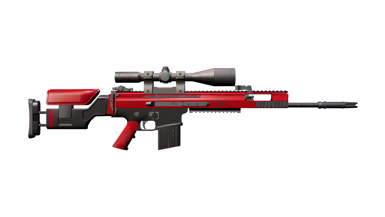 Back view of SCAR-20 | Crimson Web