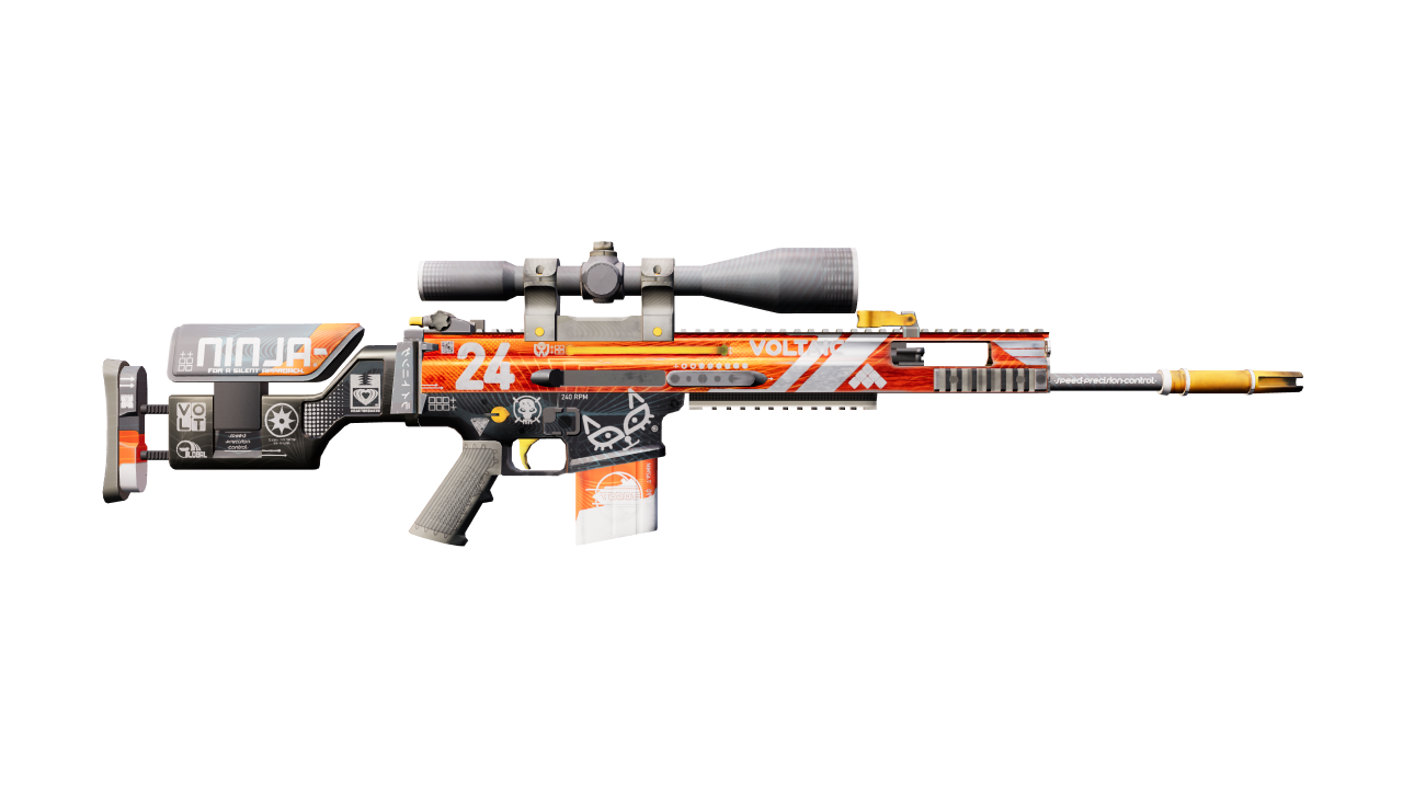 Back view of SCAR-20 | Bloodsport