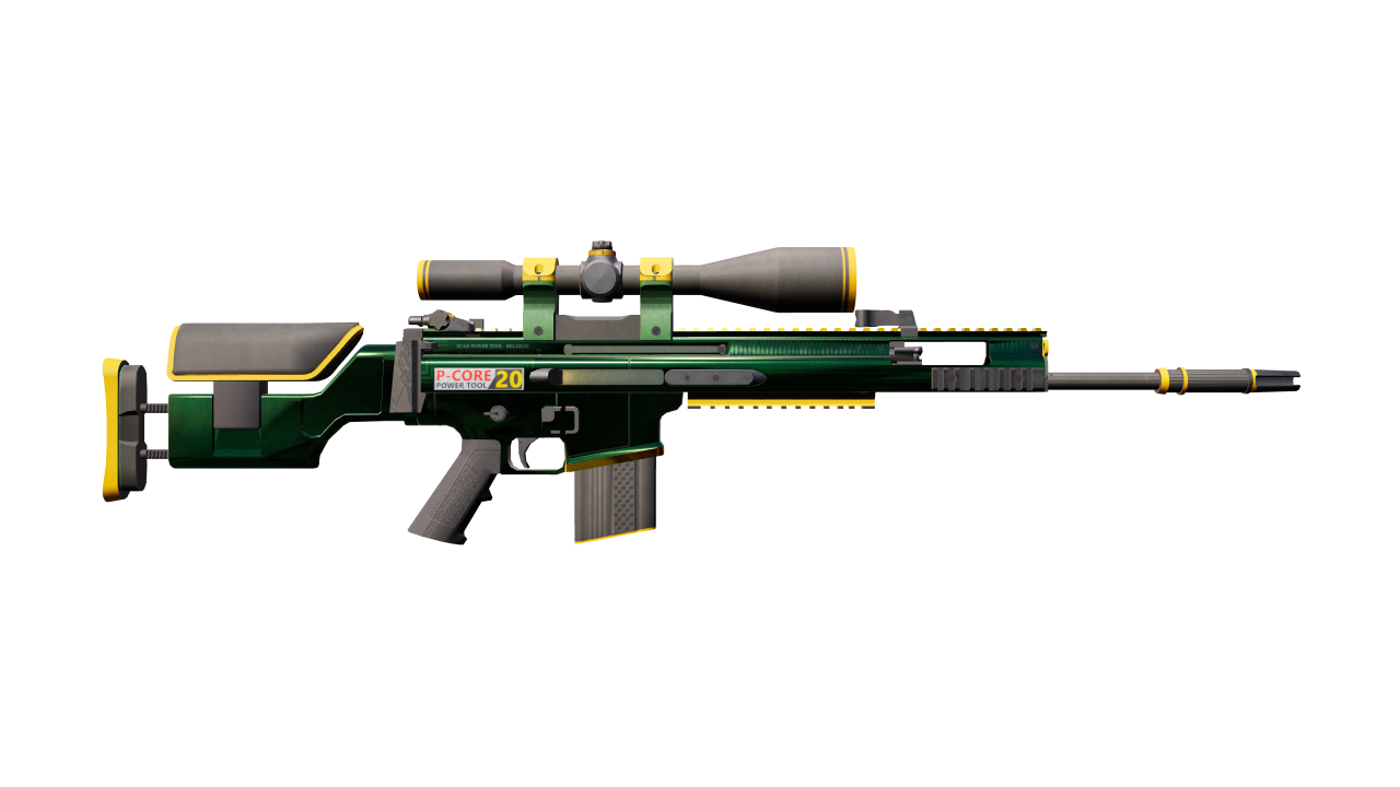 Back view of SCAR-20 | Powercore