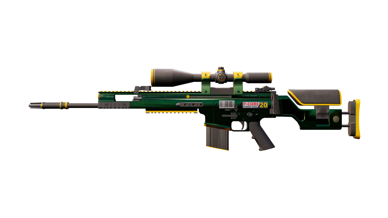 Front view of SCAR-20 | Powercore