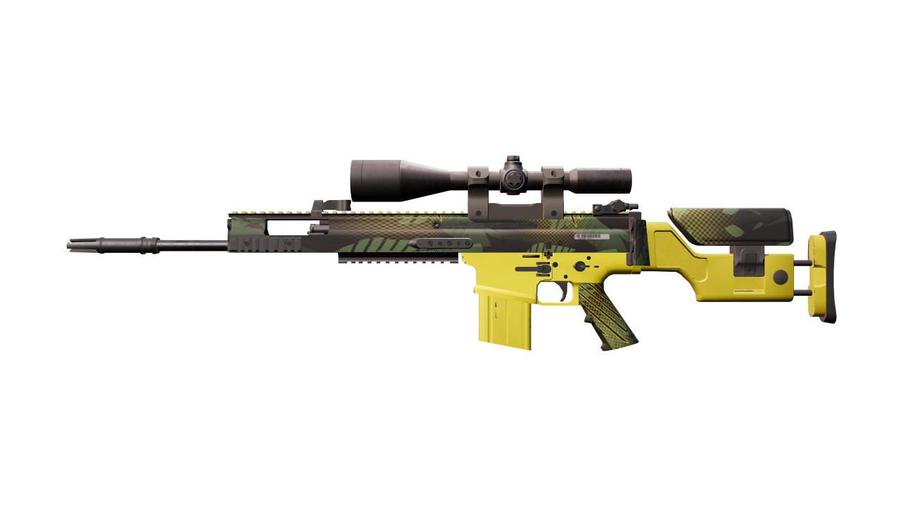 Front view of SCAR-20 | Jungle Slipstream