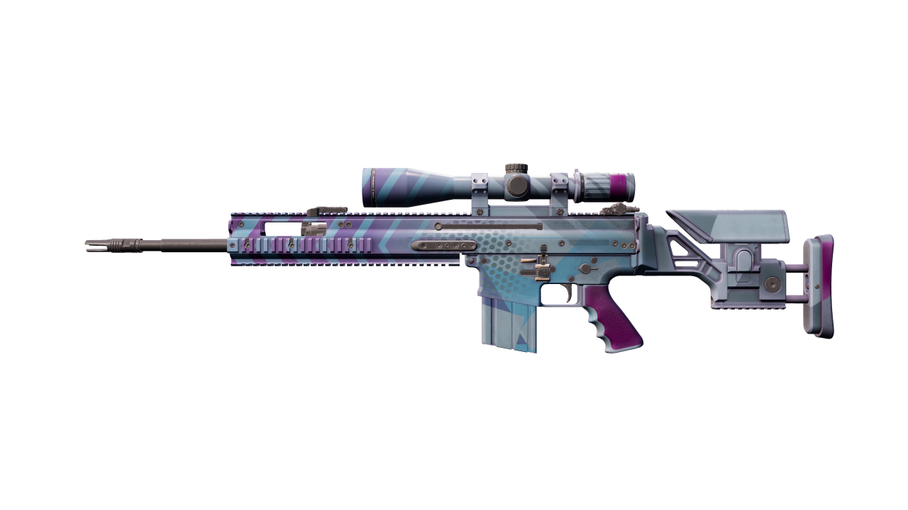 Front view of SCAR-20 | Wild Berry