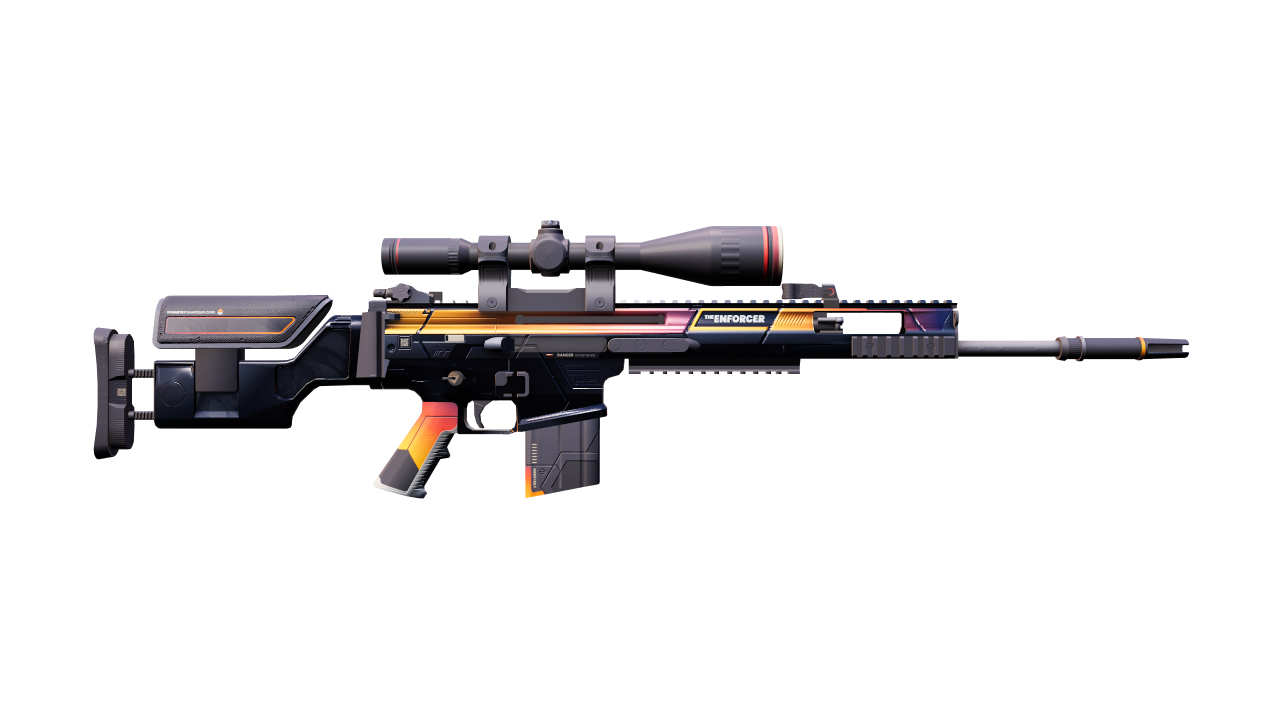 Back view of SCAR-20 | Enforcer