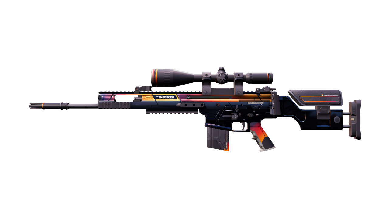 Front view of SCAR-20 | Enforcer
