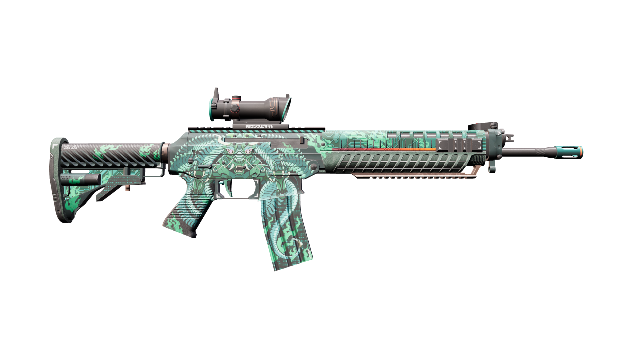 Back view of SG 553 | Dragon Tech