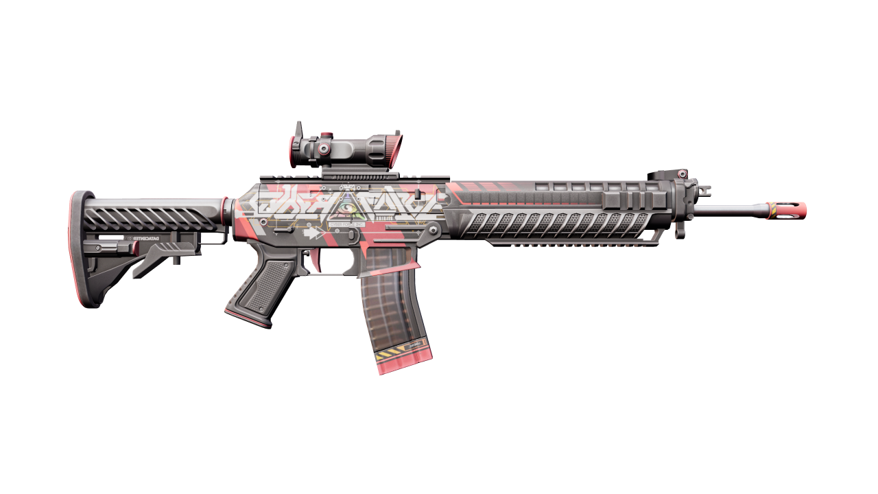 Back view of SG 553 | Cyberforce